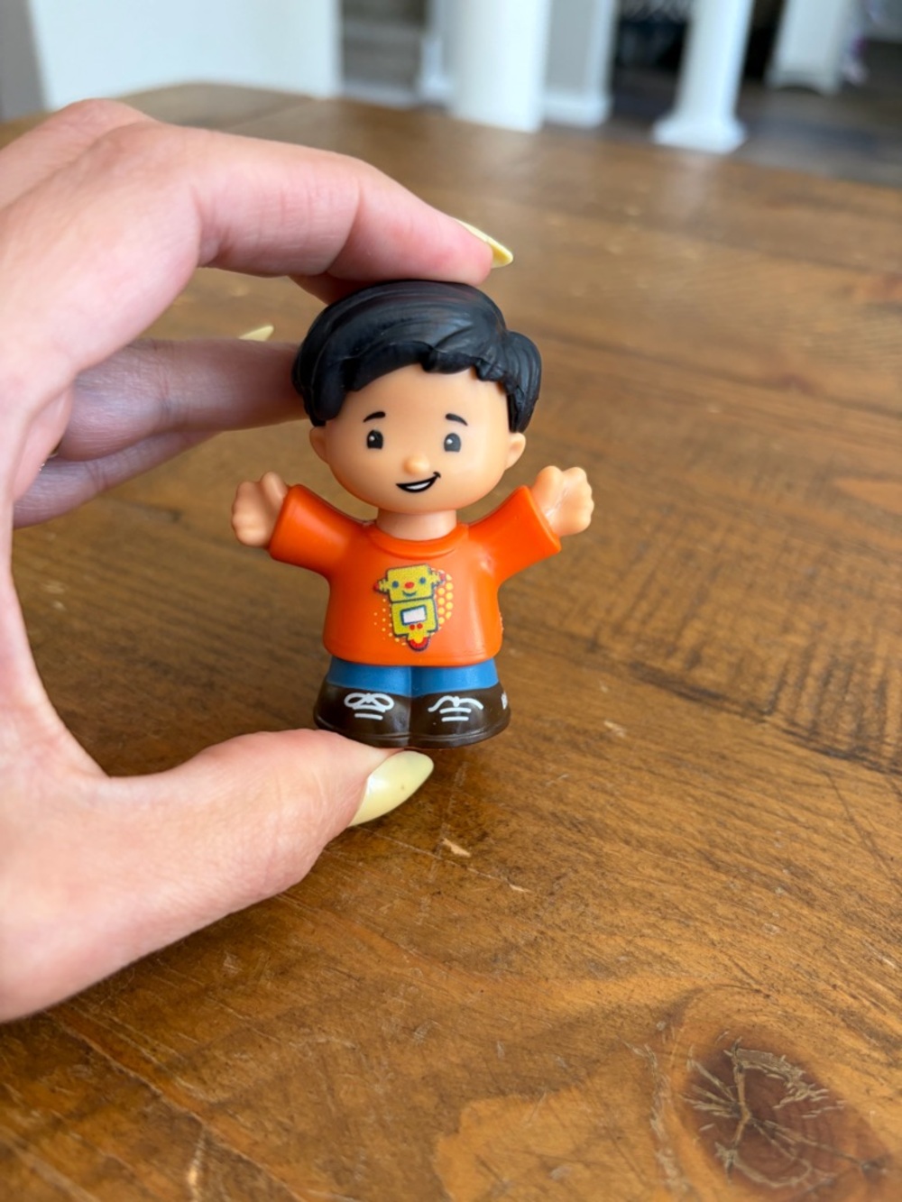 Fisher Price Little People robot boy as is